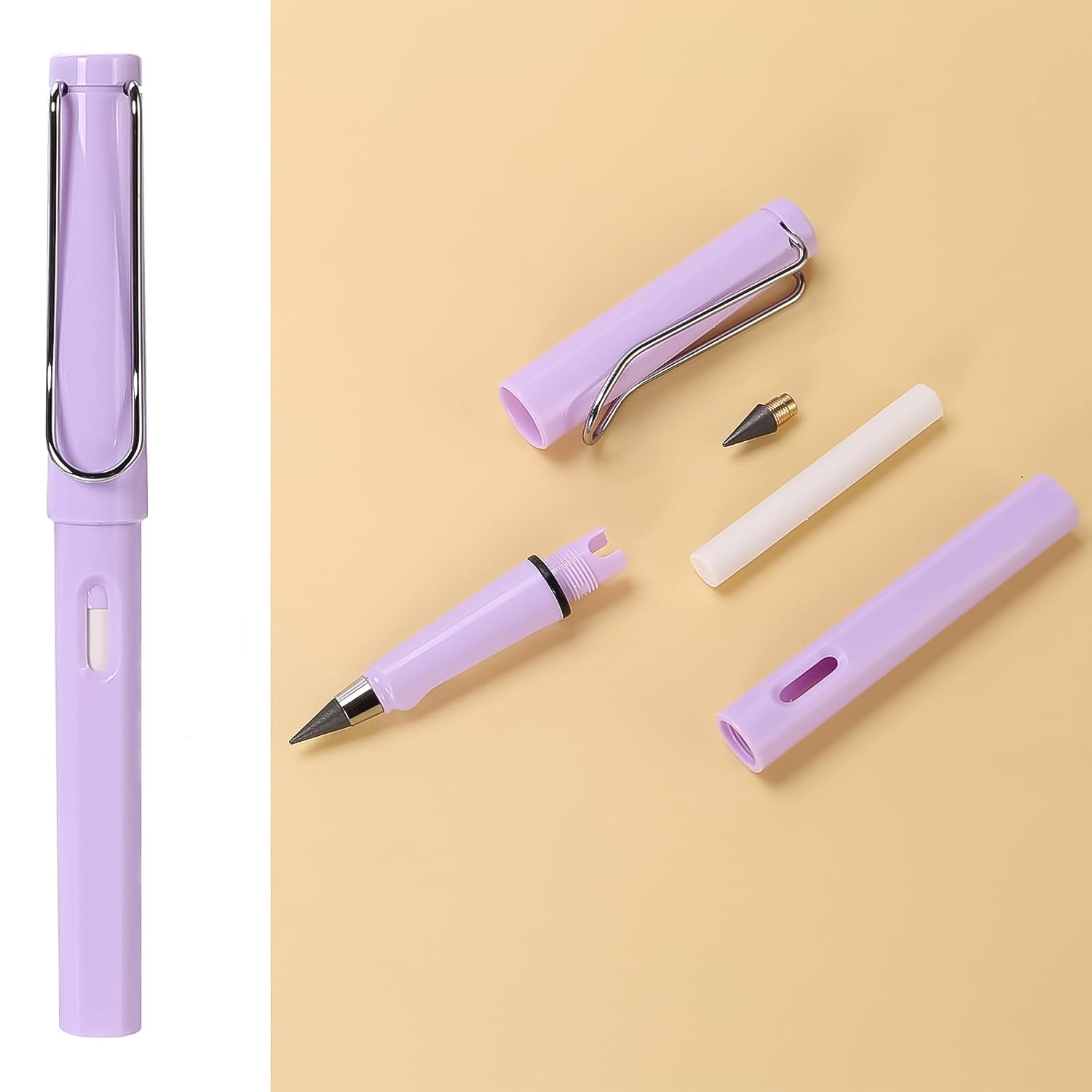 2In1 Everlasting Pencil Replaceable Head With Eraser (2 Pc / Mix Color) 2In1 Everlasting Pencil Replaceable Head With Eraser (2 Pc / Mix Color)